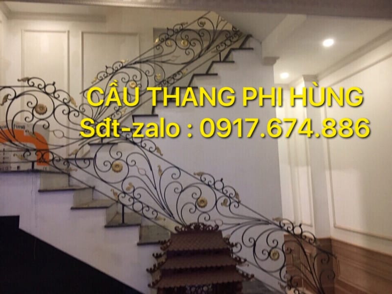Báo giá cầu thang sắt nghệ thuật, cầu thang đẹp ở Hà Nội