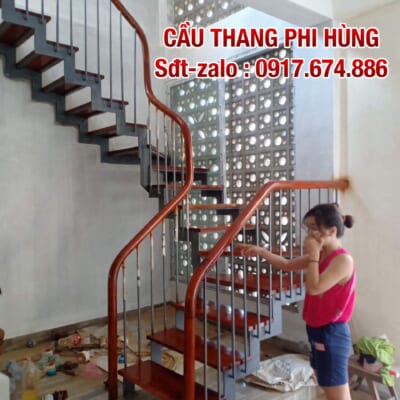 500 mẫu cầu thang xương cá tại Hà Nội